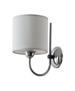 Kinkiet  Twin srebrno grafitowy  z abażurem  R21409