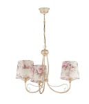 Żyrandol do sypialni Sari  z ozdobnymi abażurami R21283