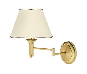 Kinkiet klasyczny regulowany mosiądzowany Clasico R22082