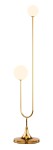 Lampa podłogowa Silin złota z kulami R21945