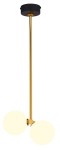 Lampa czarno złota z kulkami Luma R21918