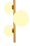 Lampa złota wiszące kulki Aida R21921