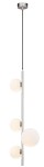 Lampa nikiel wiszące kulki Aida R21925