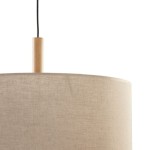 Lampa w kolorze beżowo - szarym DIRA 36107