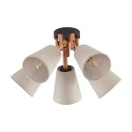 Lampa przy suficie w kolorach naturalnych TAIO ECO 3575