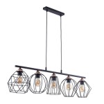 Lampa loftowa  druciane klosze na listwie  GALACTIC 31649