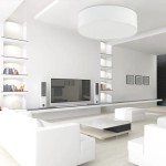 Plafon w kolorze białym  DRAWA 31086