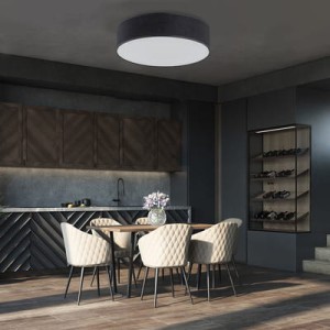 Plafon w kolorze czarnym  DRAWA 31088