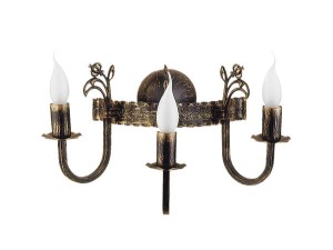 Kinkiet potrójny świecznikowy do salonu Korn 2226