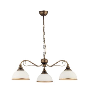 Lampa klasyczna ze szklanymi kloszami Ksara R21175