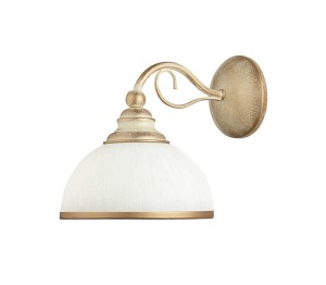 Kinkiet w kolorze antycznym ze szłem Ksara R21173