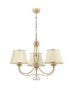 Żyrandol kremowy Lara do sypialni  R2513