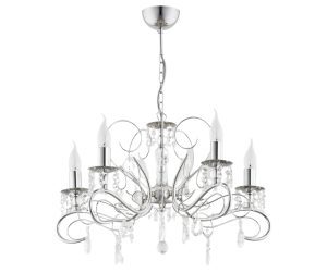 Żyrandol z kryształkami chromowany  Astoria 421585
