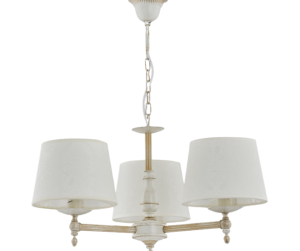Żyrandol z abażurami w stylu shabby chic Roksy 418533