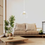 Lampa  loftowa  led  klosz z drutu  Ajaks 51224/1 