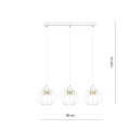 Lampa loftowa biała na żarówki ledowe.