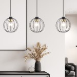 Lampa loft  czarno złota  Gingo 51222/3