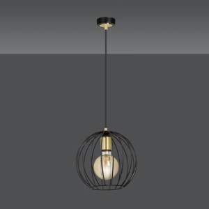 Lampa z kloszem z drutu w kształcie kuli  Albi 5144/1