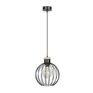 Lampa z kloszem z drutu w kształcie kuli  Bardo 5754/1