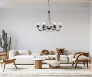 Żyrandol do wysokich sufitów SANTA 397/K1/A