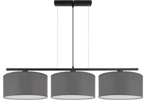 Lampa wisząca nad stół kolor szary  TULUKA 3046