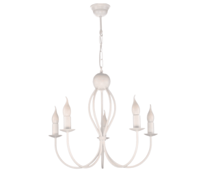 Żyrandol biały do pokoju i salonu  SURMIA   719 DB