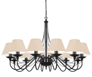 Duży żyrandol wiszący do salonu SANTA 397/R1/A/S102