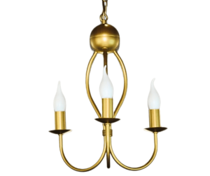 Żyrandol złoty  świecznikowy  SURMIA  718 Z