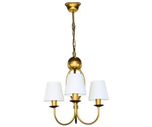 Żyrandol złoty do sypialni  SURMIA  718ZS001 