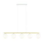 Lampa  nad stół do salonu z kulkami LORA 51255/5