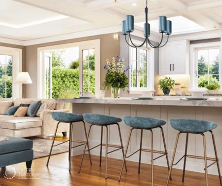 żyrandol nowoczesny nad stół Ramzo